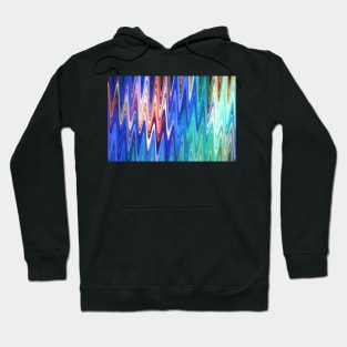 Fractal zigzags Hoodie